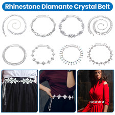 Diamante Bridal Sash Belt