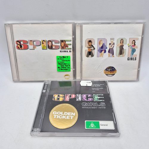 Spice girls set - x, cd