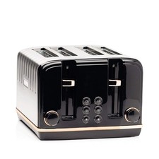 Salcombe Black 4Slice Toaster
