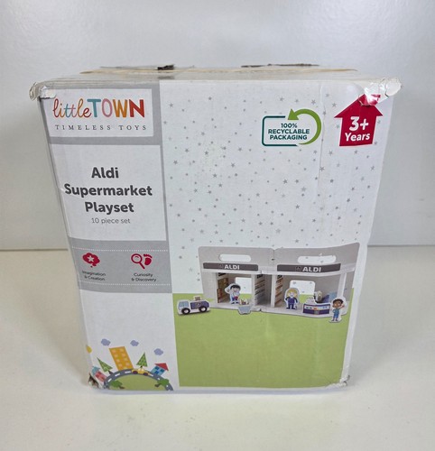 Little town aldi wooden - town,
