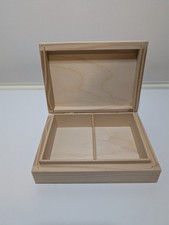 Plain Wooden Playing Card Box