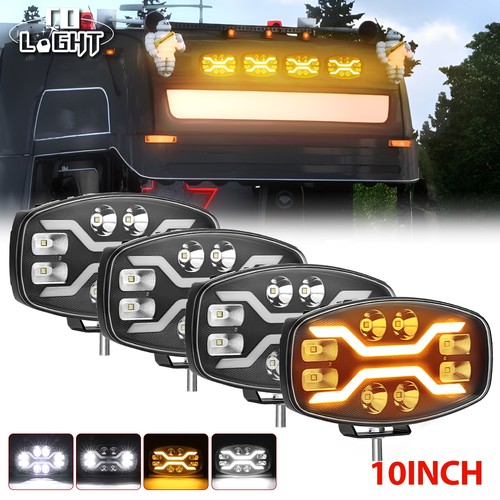 4pcs 24v led spot headlamp - 24v,
