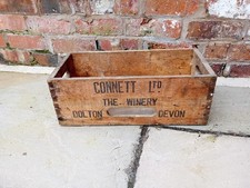 Vintage Wooden Wine Crate