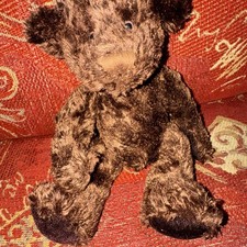 Vintage Brown Plush Bear approx height 20cm