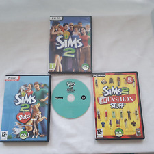 The Sims 2: Plus 3 Expansion packs (Pets, Bon Voyage, HM Fashion Stuff)