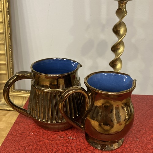 Beautiful luster ware - beautiful, pair