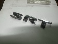 CHRYSLER 300C SRT CHROME REAR BOOT BADGE FACELIFT 08-10 Set 2