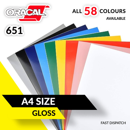 Gloss vinyl sheets self - gloss, a4