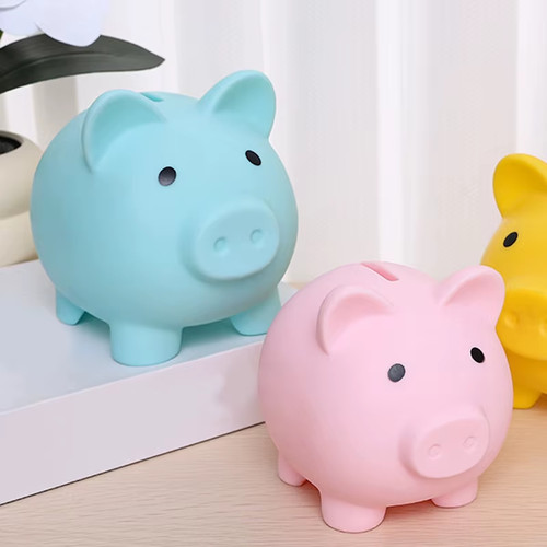 Cartoon large piggy bank - cartoon,