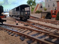 OO Gauge Semaphore Working Shunt/Ground Signal , Coloured Lenses & Working Lamp