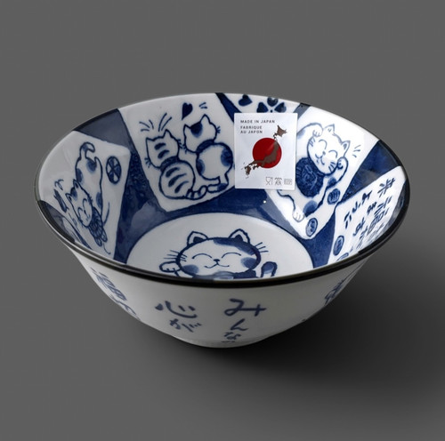 Japanese ceramic ramen cereal - ceramic,
