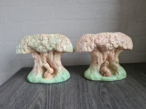 Pair vintage sylvac rabbit - vintage,