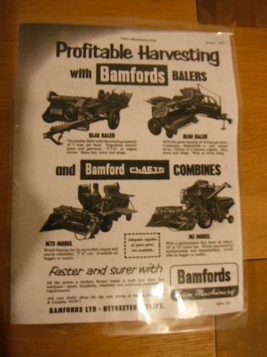 1959 bamfords balers - 1959,, 'bamfords'