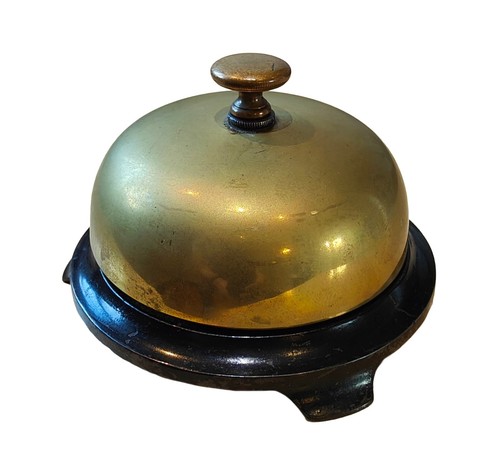 Vintage desk bell hotel - bell,