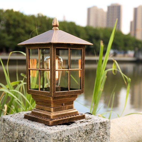 Vintage pillar lights - lights, lantern