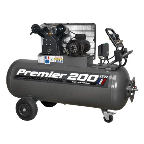 Air compressor 200l belt drive - compressor,