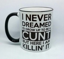 Mug Cup Tea Coffee Funny Rude Cheeky Humour Novelty Gift Present Joke Birthday