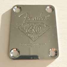 Electric Guitar Neck Plate 60th Anniversary For Fender Stratocaster Telecaster