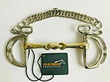 Kimblewick Kimberwick German Silver Horse Snaffle Bit Double Jointed Lozenge