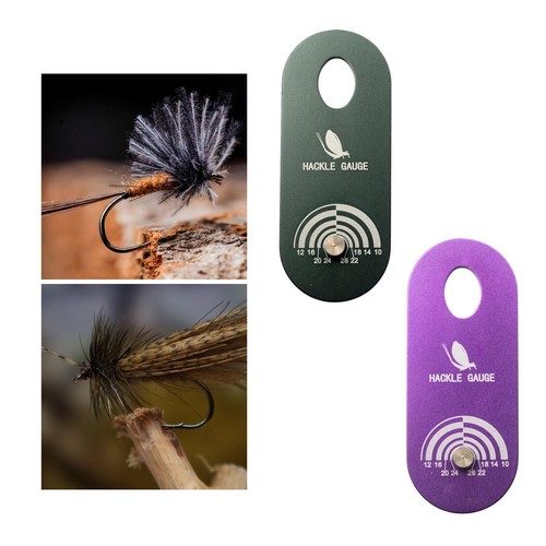 Fly tying hackle gauge - tying, lure