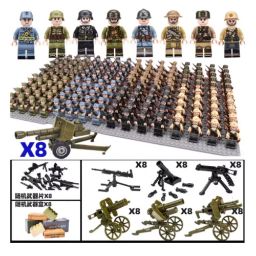 Custom lego ww2 army - custom,