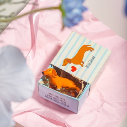 Sausage dog token - sausage, dachshund