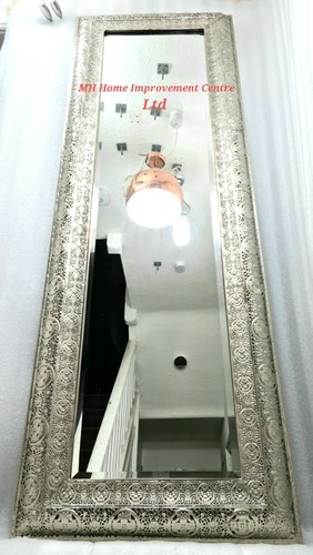 Moroccan design tall metal - moroccan,