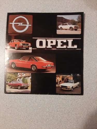 Opel car range 1976 - opel,