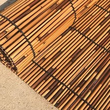 3M Extra Thick Bamboo Screening Roll Fencing Outdoor Garden Natural Peeled Reed