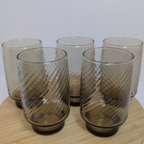 Vintage libbey smoke brown - vintage,