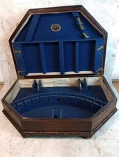 Vtg Wooden Cutlery Canteen Box