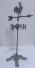 Vintage Primitive Rooster Weathervane 24in