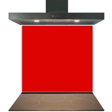 Red Glass Splashback for