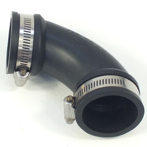 Flexible rubber pipe fitting - flexible,