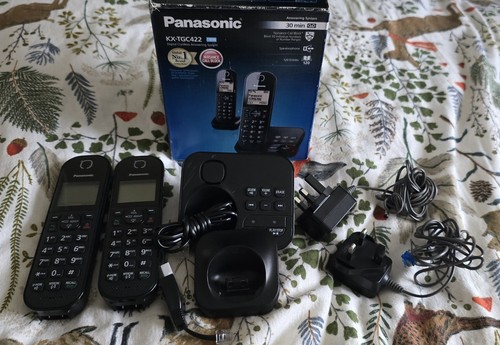 Panasonic tgc422eb twin - panasonic, kx-tgc422eb