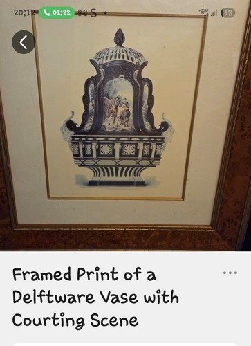 Set serves print vase - of,