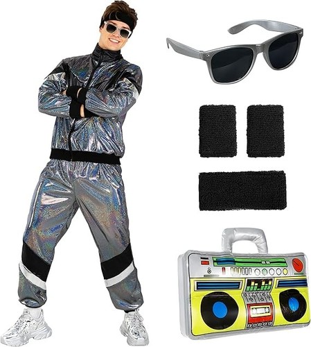 Men shiny s tracksuit - shiny,