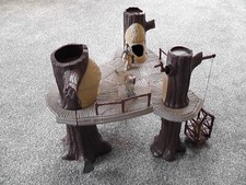 Vintage Kenner - Star Wars - Ewok Village Play Set with figures - 1983 ROTJ