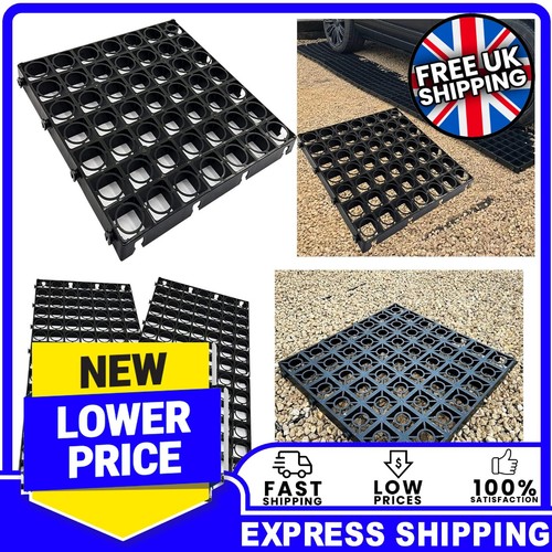 Black plastic driveway gravel - black,