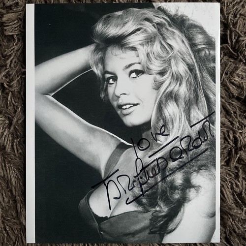 Brigitte bardot genuine signed - brigitte,