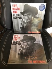 THE WATERBOYS LIFE DEATH & DENNIS HOPPER PSYCHEDELIC WAVES VINYL & SIGNED PRINT