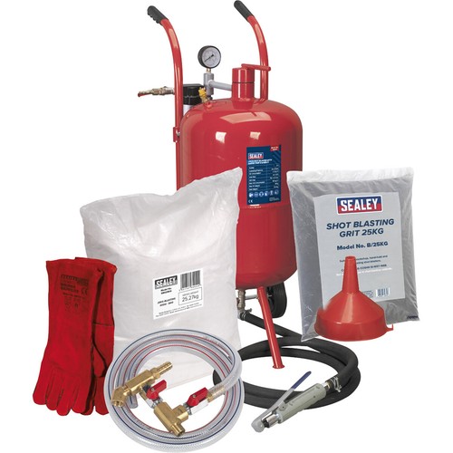 Portable shot soda blasting - &,