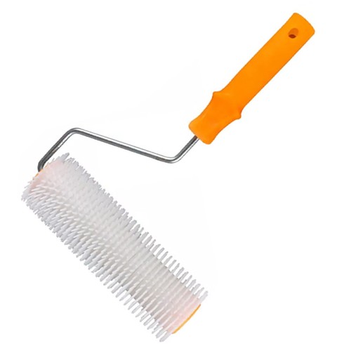 Spiked roller self - , levelling