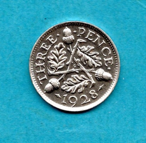 1928 king george silver - 1928,