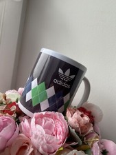 Adidas Originals Argyle Golf 80’s Football Casual Style Ceramic Mug 11oz (330ml)