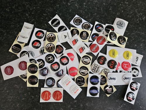 Mix car key logo stickers - logo,