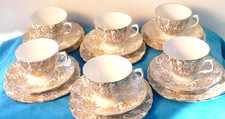 6 x Royal Vale Tea Cup Trios -