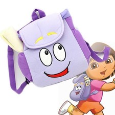 2025 Dora Explorer Backpack Rescue Bag with Map Toys Purple Kids Girl Gifts