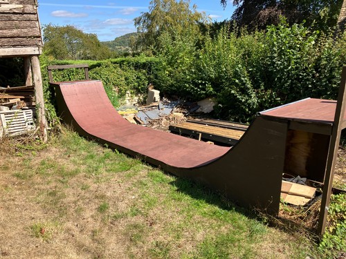 Mini ramp skate half - mini, pipe