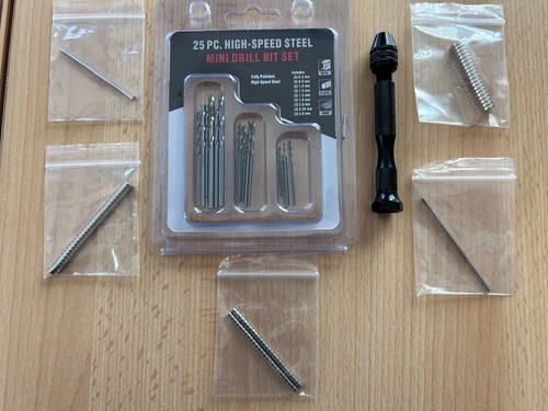 Pin vice hand drill - vice, kit